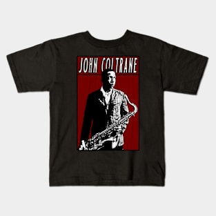 Vintage Retro John Coltrane Kids T-Shirt